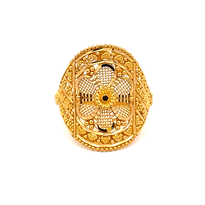 Ladies Fashion Ring in 22K Yellow Gold